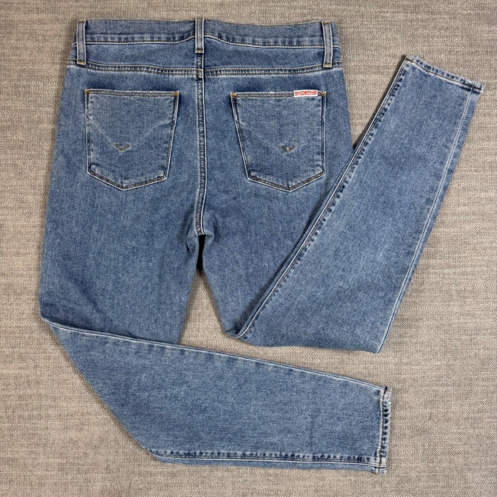 Hudson Blair Super Skinny Jeans Womens 27 Button Fly Medium Wash‎ Stretch Denim - Picture 2 of 8